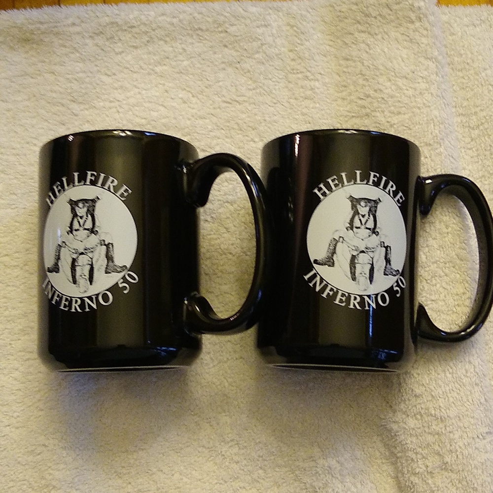 Inferno 50 Mugs, pair